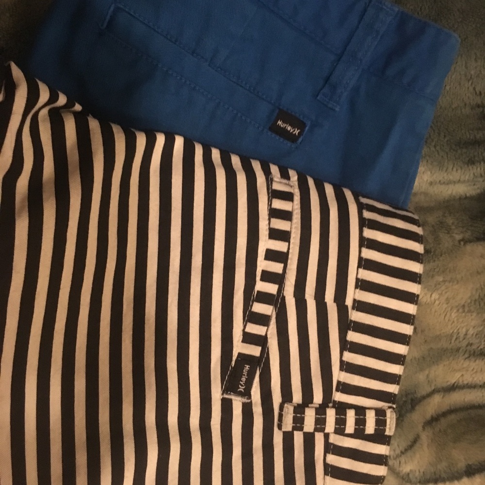 2 pairs of Hurley shorts